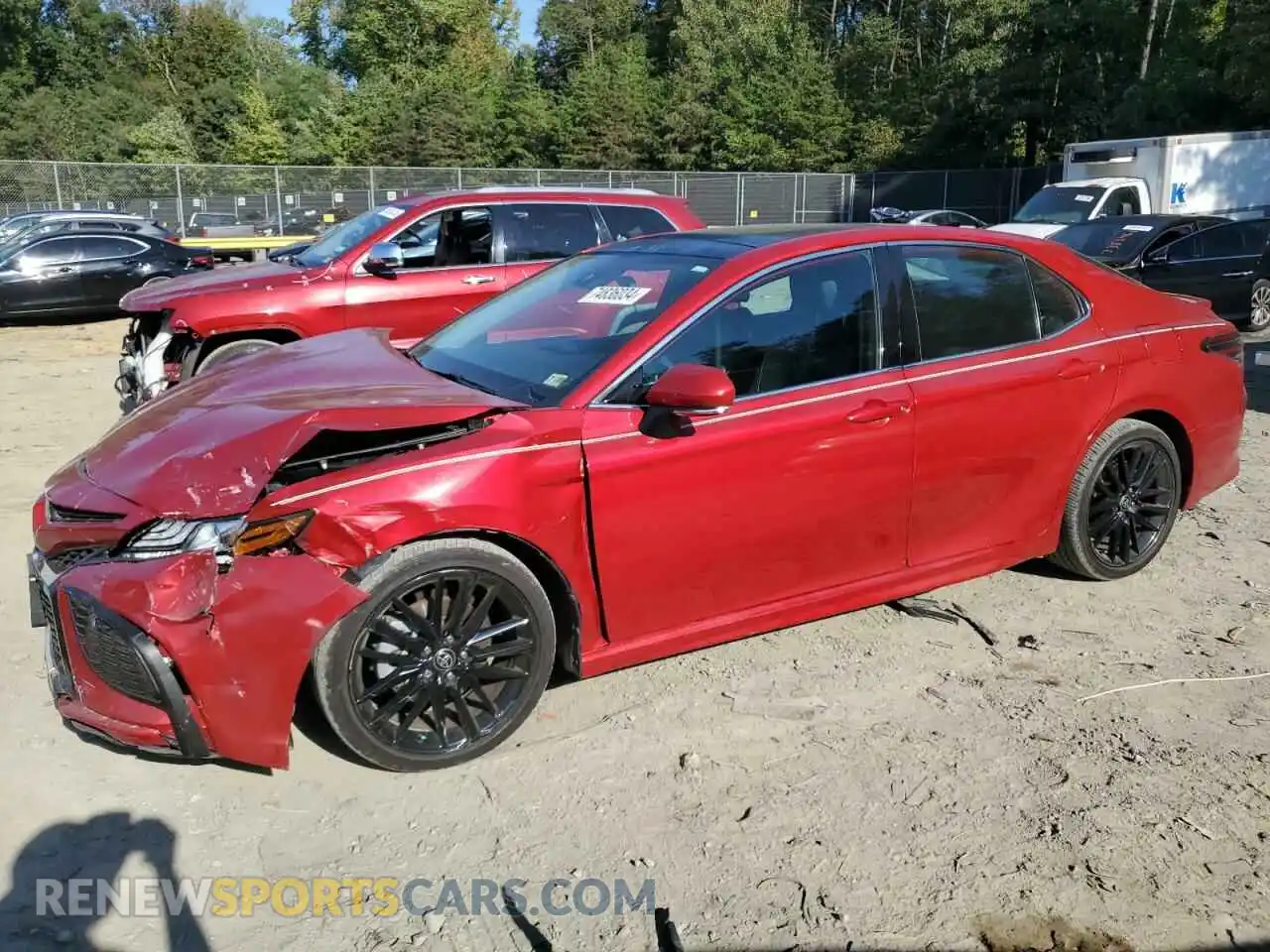 1 Photograph of a damaged car 4T1K61BK2MU036357 TOYOTA CAMRY 2021
