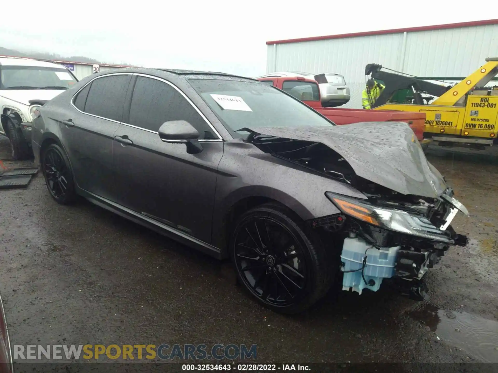 1 Photograph of a damaged car 4T1K61BKXMU034503 TOYOTA CAMRY 2021
