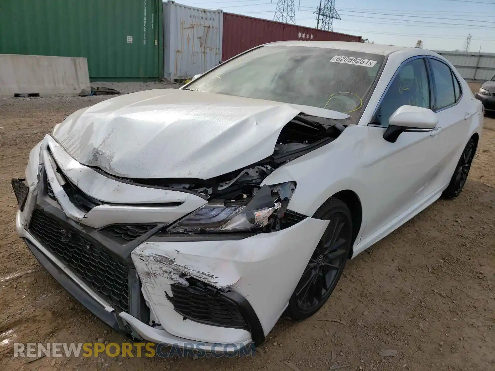2 Photograph of a damaged car 4T1K61BKXMU040592 TOYOTA CAMRY 2021