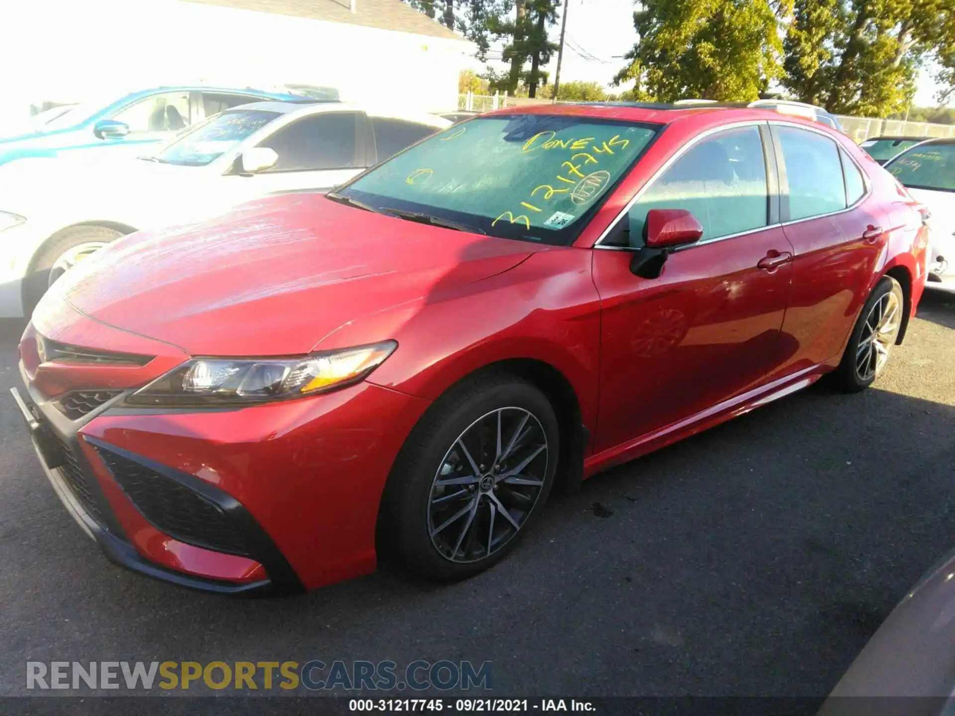 2 Photograph of a damaged car 4T1T11BK2MU024342 TOYOTA CAMRY 2021