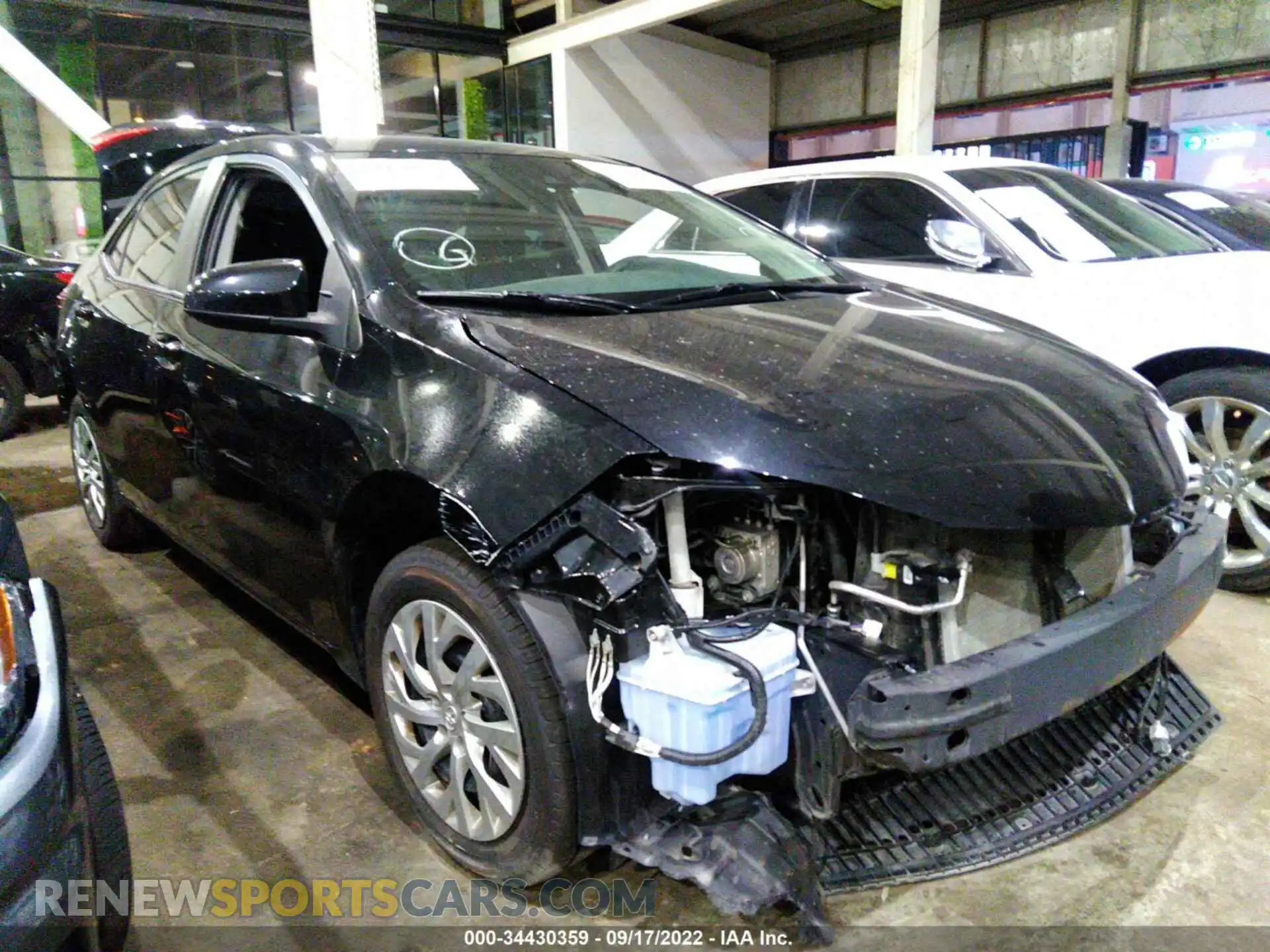 1 Photograph of a damaged car 001BURHE4KC158836 TOYOTA COROLLA 2019