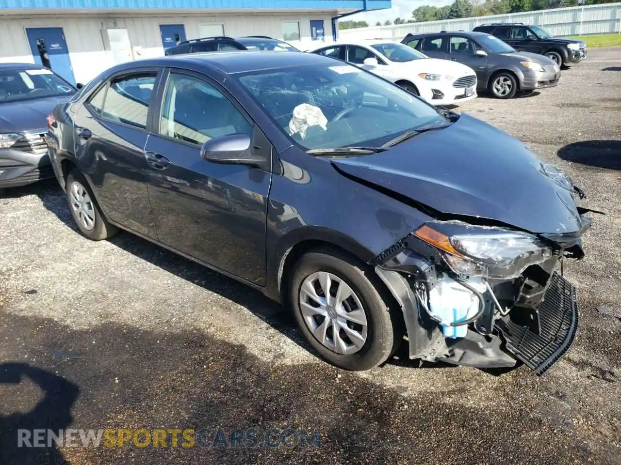1 Photograph of a damaged car 2T1BPRHE0KC175477 TOYOTA COROLLA 2019