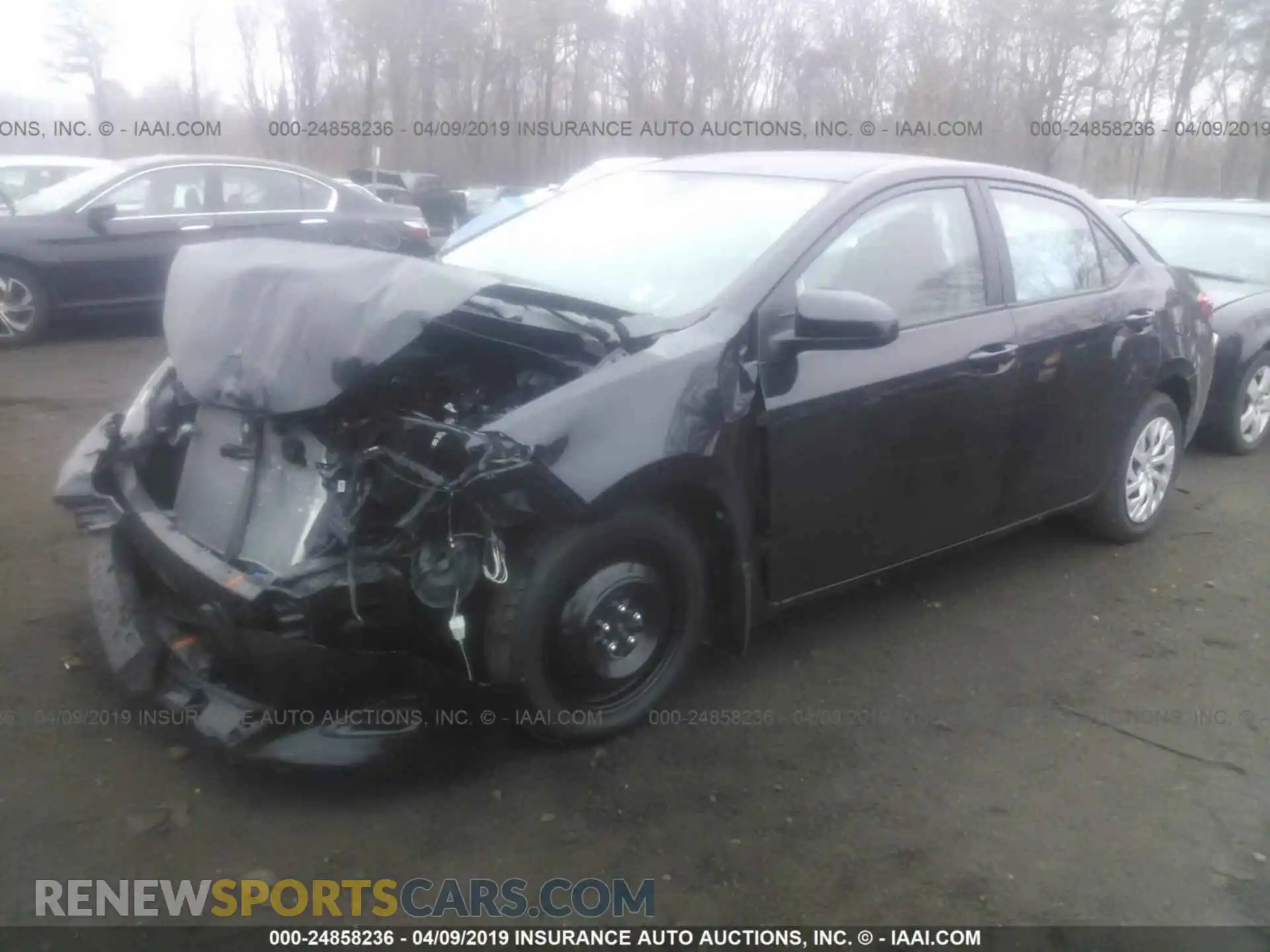 2 Photograph of a damaged car 2T1BURHE0KC126174 TOYOTA COROLLA 2019