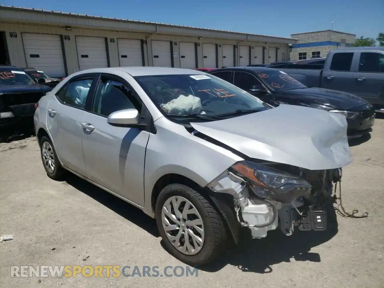 1 Photograph of a damaged car 2T1BURHE0KC132279 TOYOTA COROLLA 2019