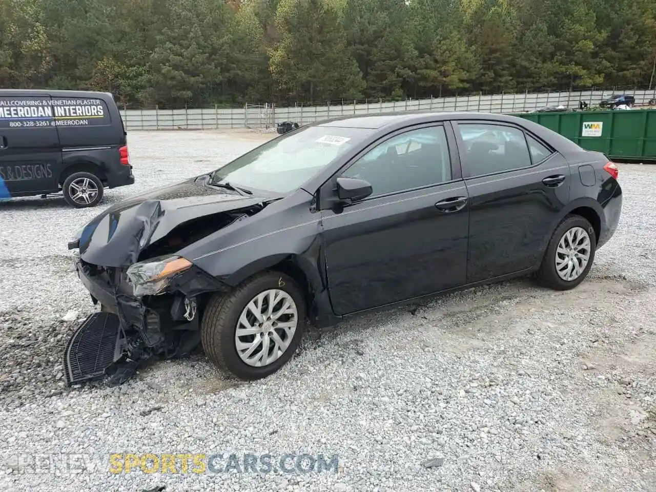 1 fotografías del automóvil dañado 2T1BURHE0KC143086 TOYOTA COROLLA 2019