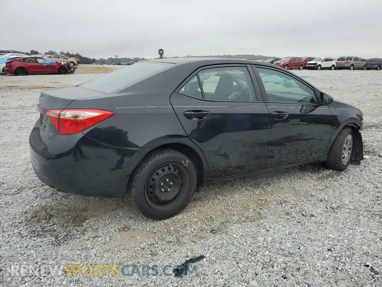 3 fotografías del automóvil dañado 2T1BURHE0KC143086 TOYOTA COROLLA 2019