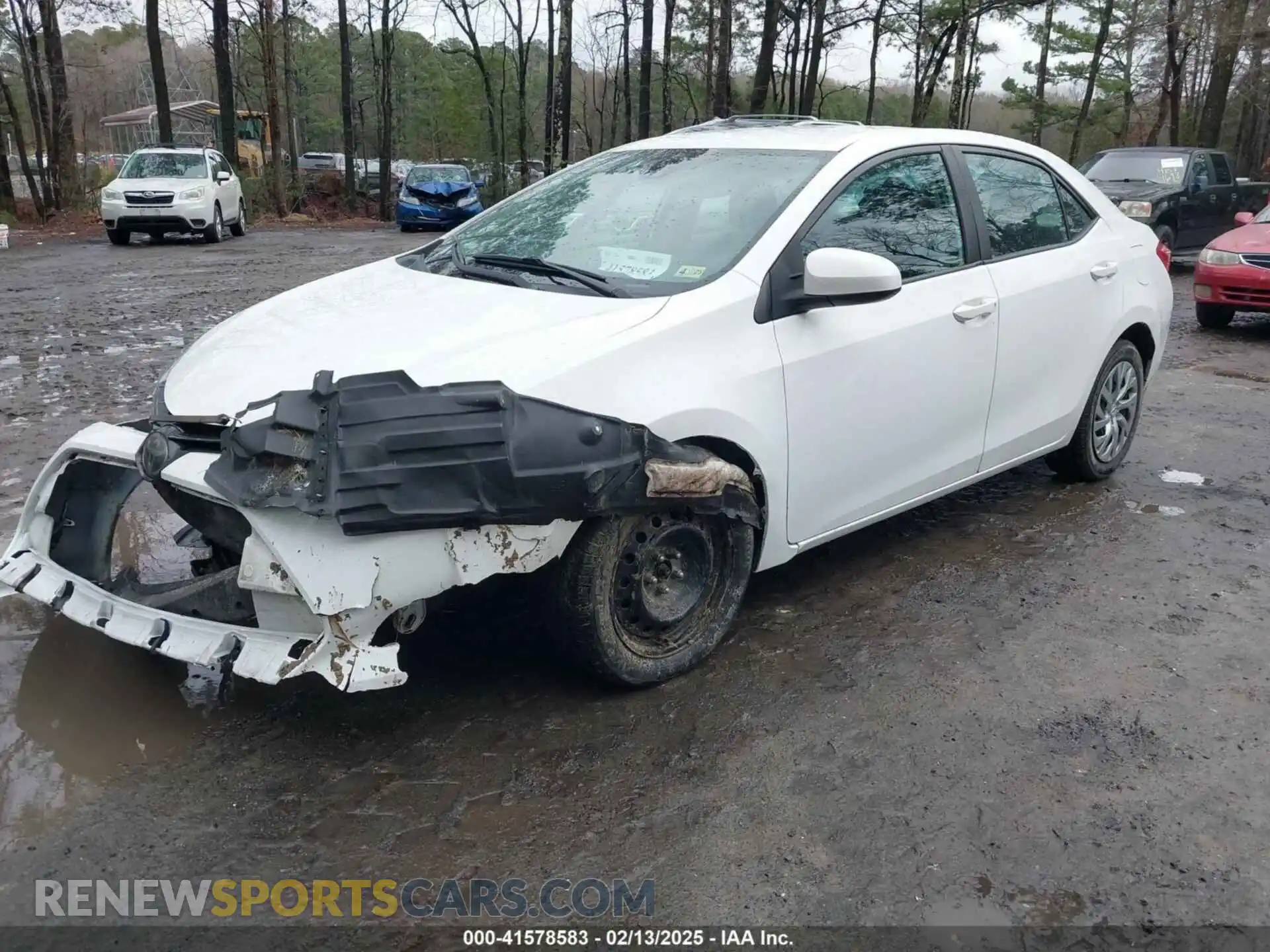 2 Photograph of a damaged car 2T1BURHE0KC150152 TOYOTA COROLLA 2019