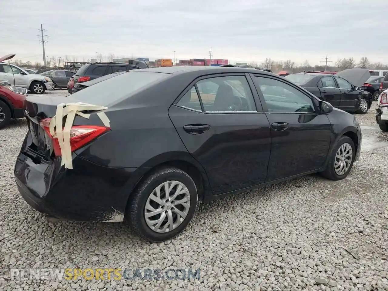 3 Photograph of a damaged car 2T1BURHE0KC150555 TOYOTA COROLLA 2019