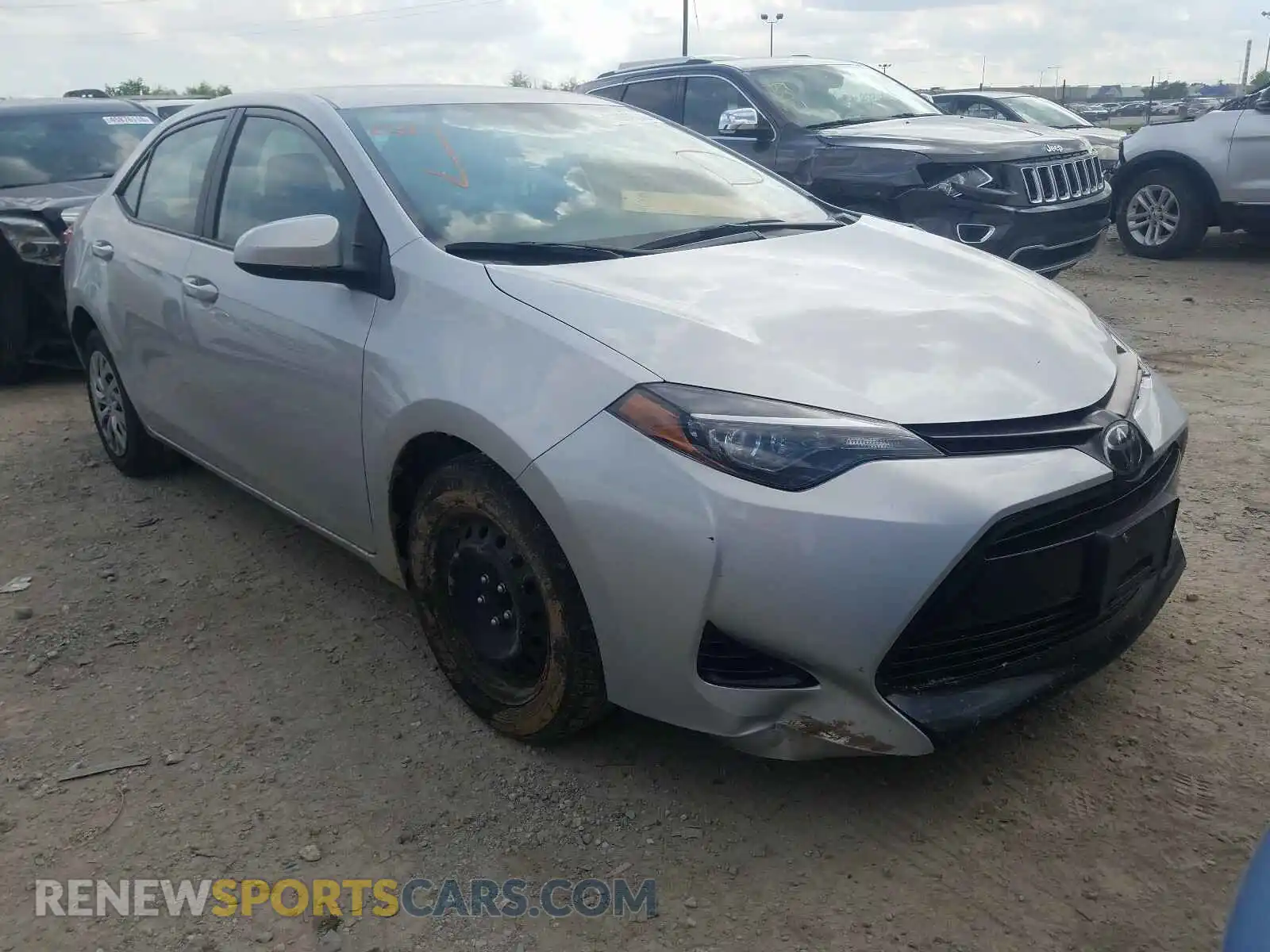 1 Photograph of a damaged car 2T1BURHE0KC152256 TOYOTA COROLLA 2019