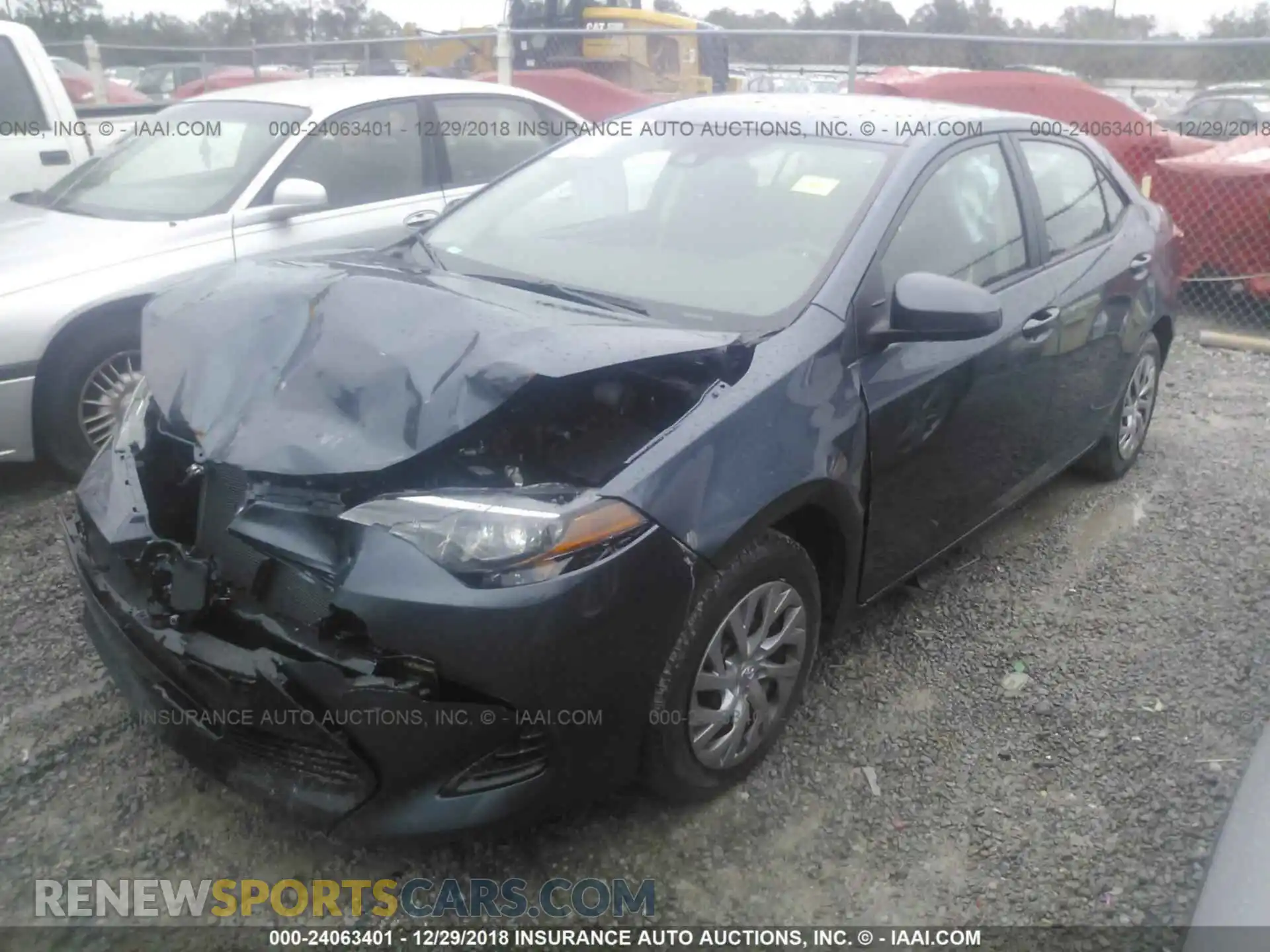 2 fotografías del automóvil dañado 2T1BURHE0KC158476 TOYOTA COROLLA 2019