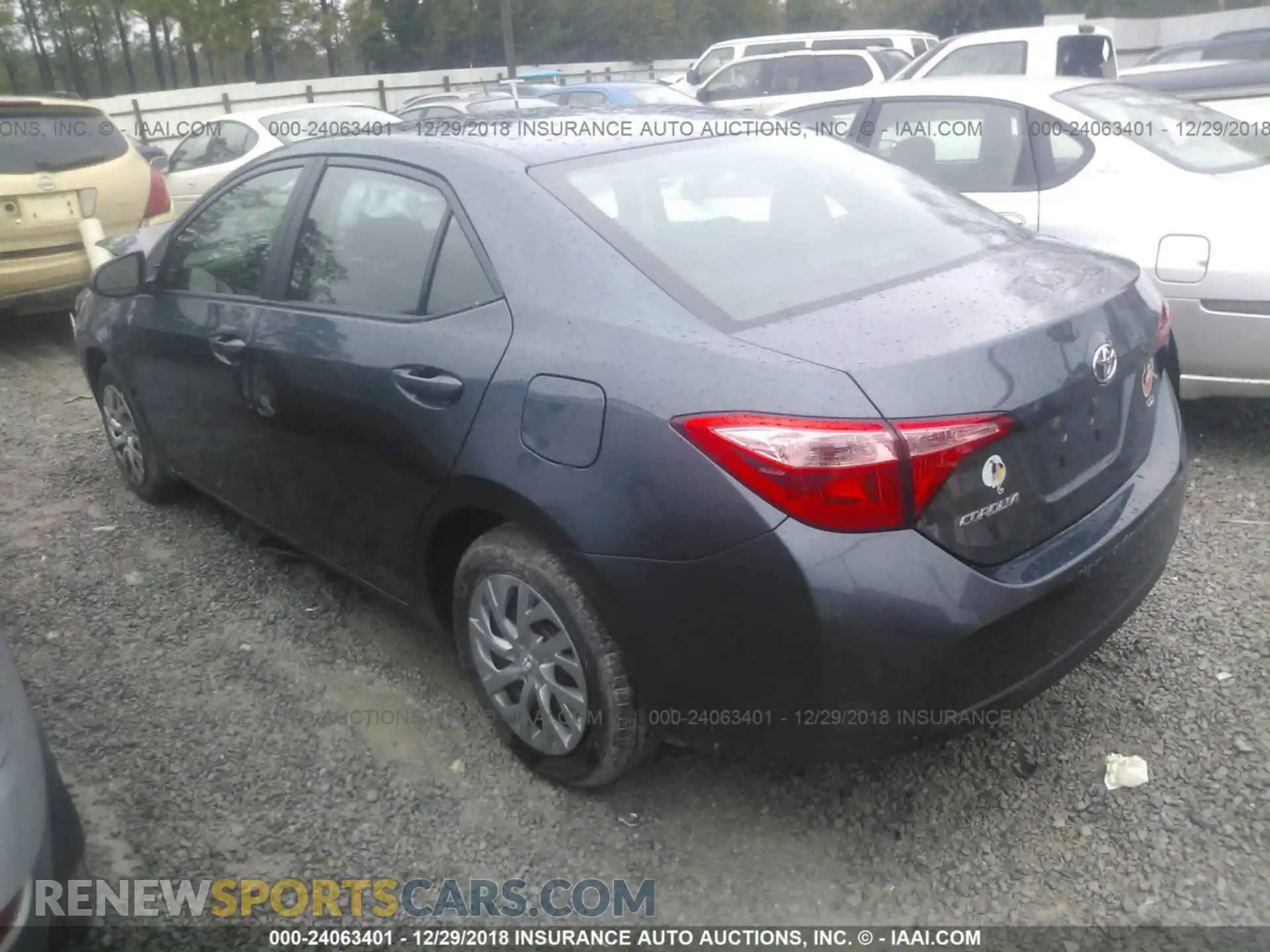 3 fotografías del automóvil dañado 2T1BURHE0KC158476 TOYOTA COROLLA 2019