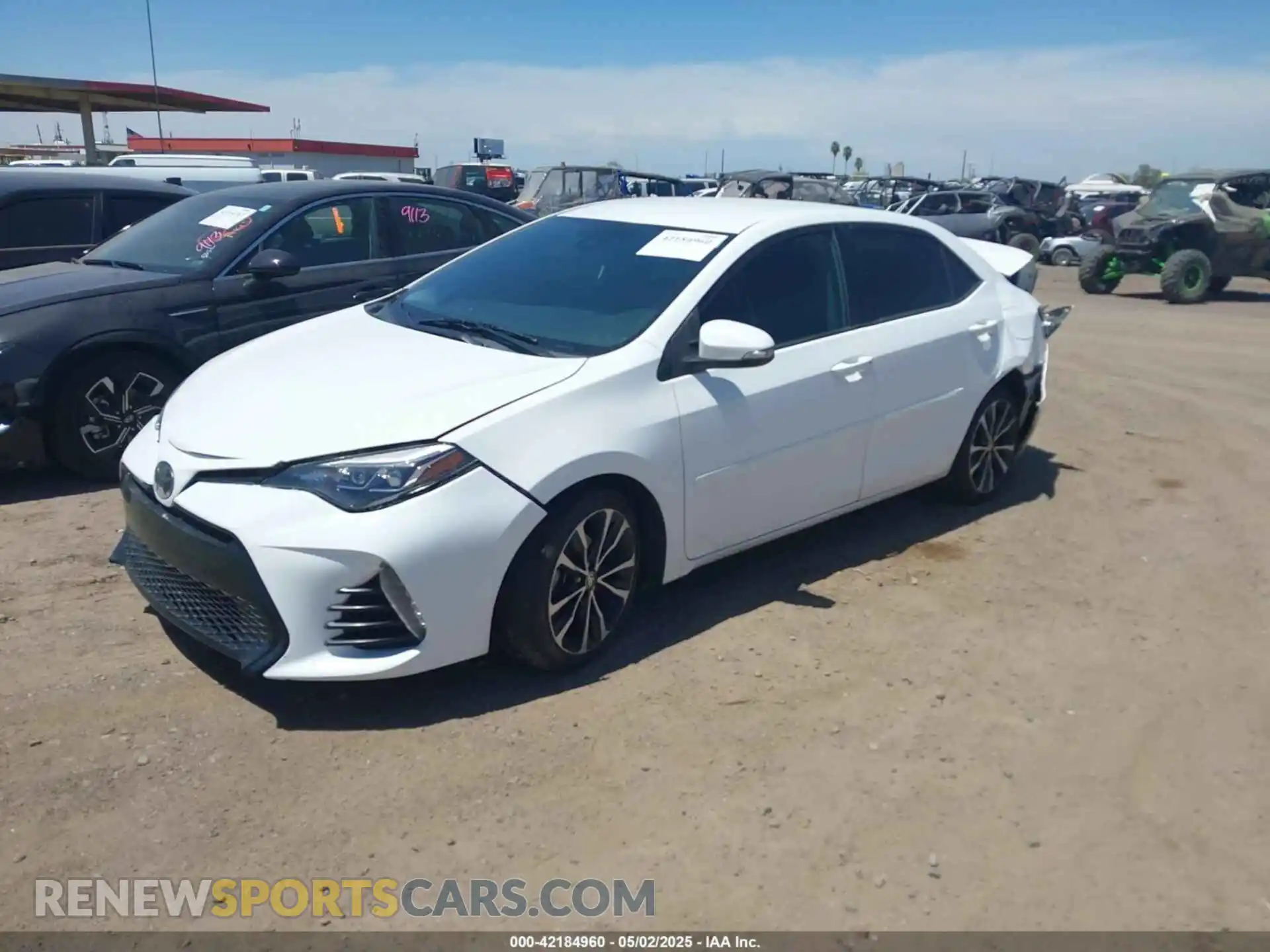 2 Photograph of a damaged car 2T1BURHE0KC159529 TOYOTA COROLLA 2019
