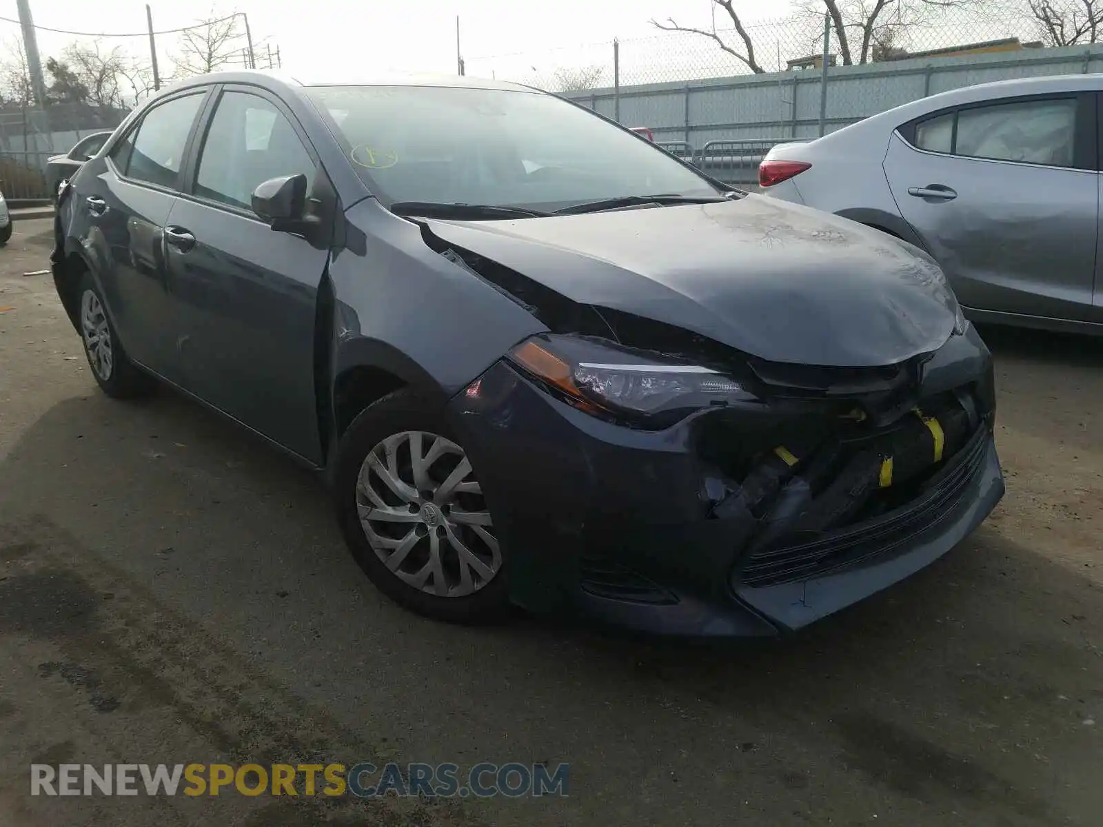 1 Photograph of a damaged car 2T1BURHE0KC162012 TOYOTA COROLLA 2019