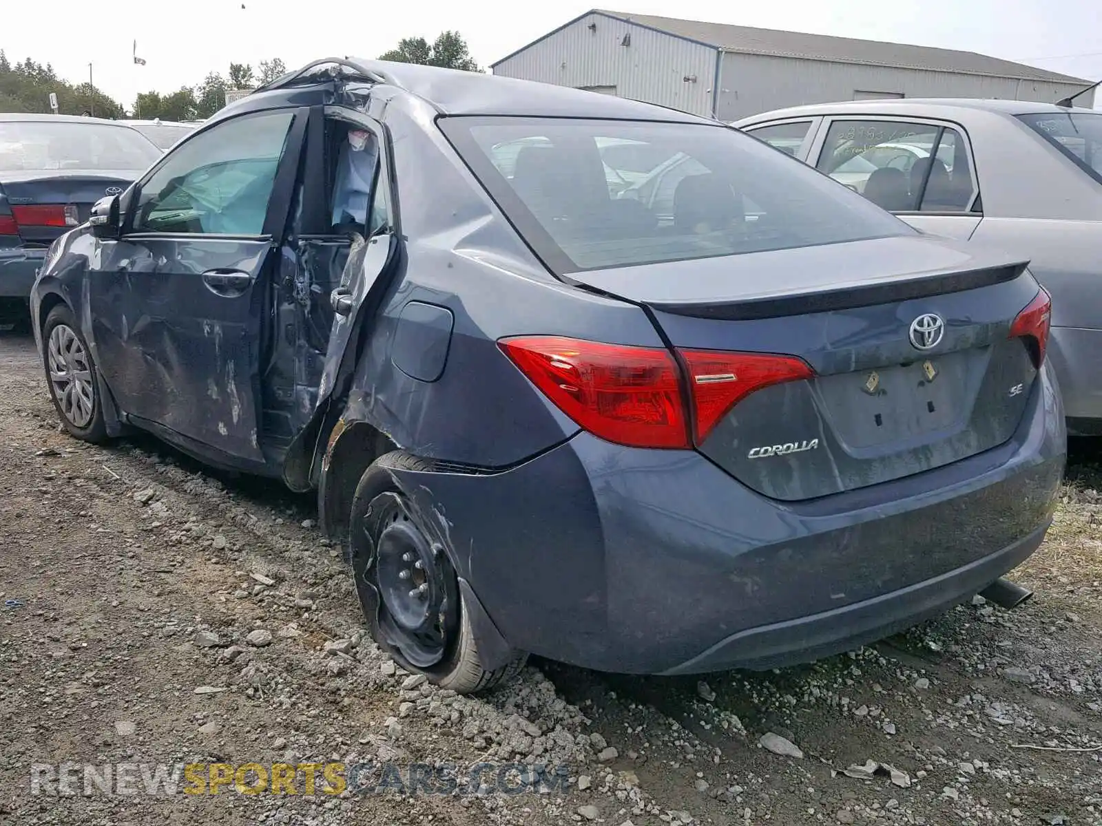 3 Photograph of a damaged car 2T1BURHE0KC164343 TOYOTA COROLLA 2019