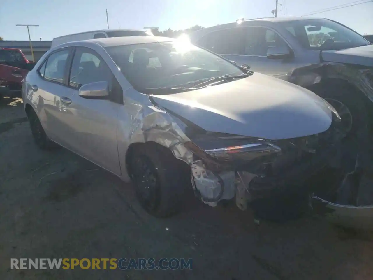 1 Photograph of a damaged car 2T1BURHE0KC166089 TOYOTA COROLLA 2019