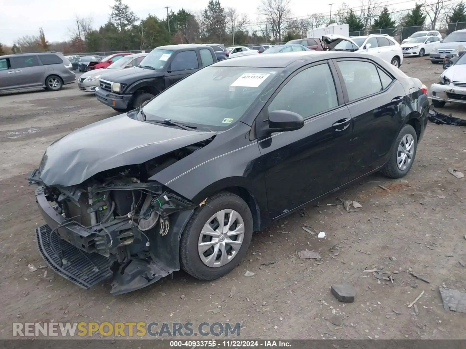 2 Photograph of a damaged car 2T1BURHE0KC166948 TOYOTA COROLLA 2019