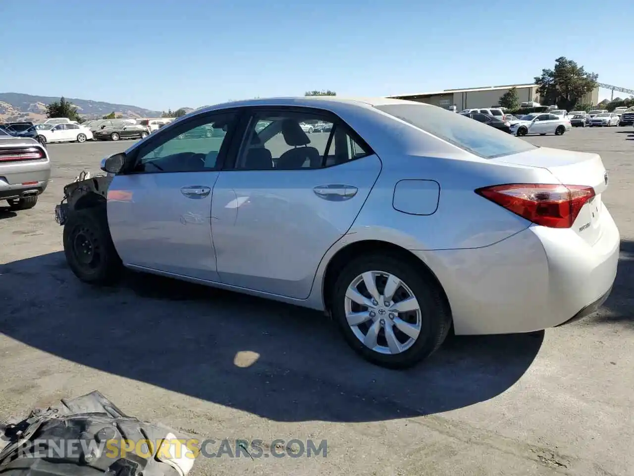 2 Photograph of a damaged car 2T1BURHE0KC170871 TOYOTA COROLLA 2019