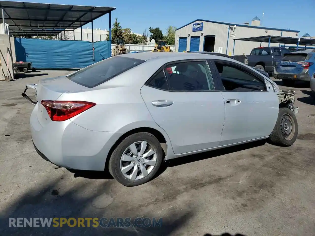 3 Photograph of a damaged car 2T1BURHE0KC170871 TOYOTA COROLLA 2019