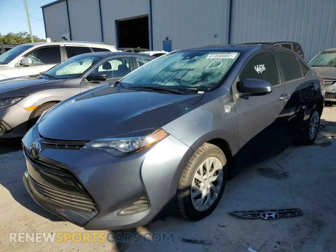 2 Photograph of a damaged car 2T1BURHE0KC172751 TOYOTA COROLLA 2019
