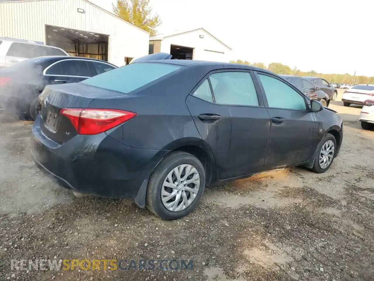 3 Photograph of a damaged car 2T1BURHE0KC174497 TOYOTA COROLLA 2019