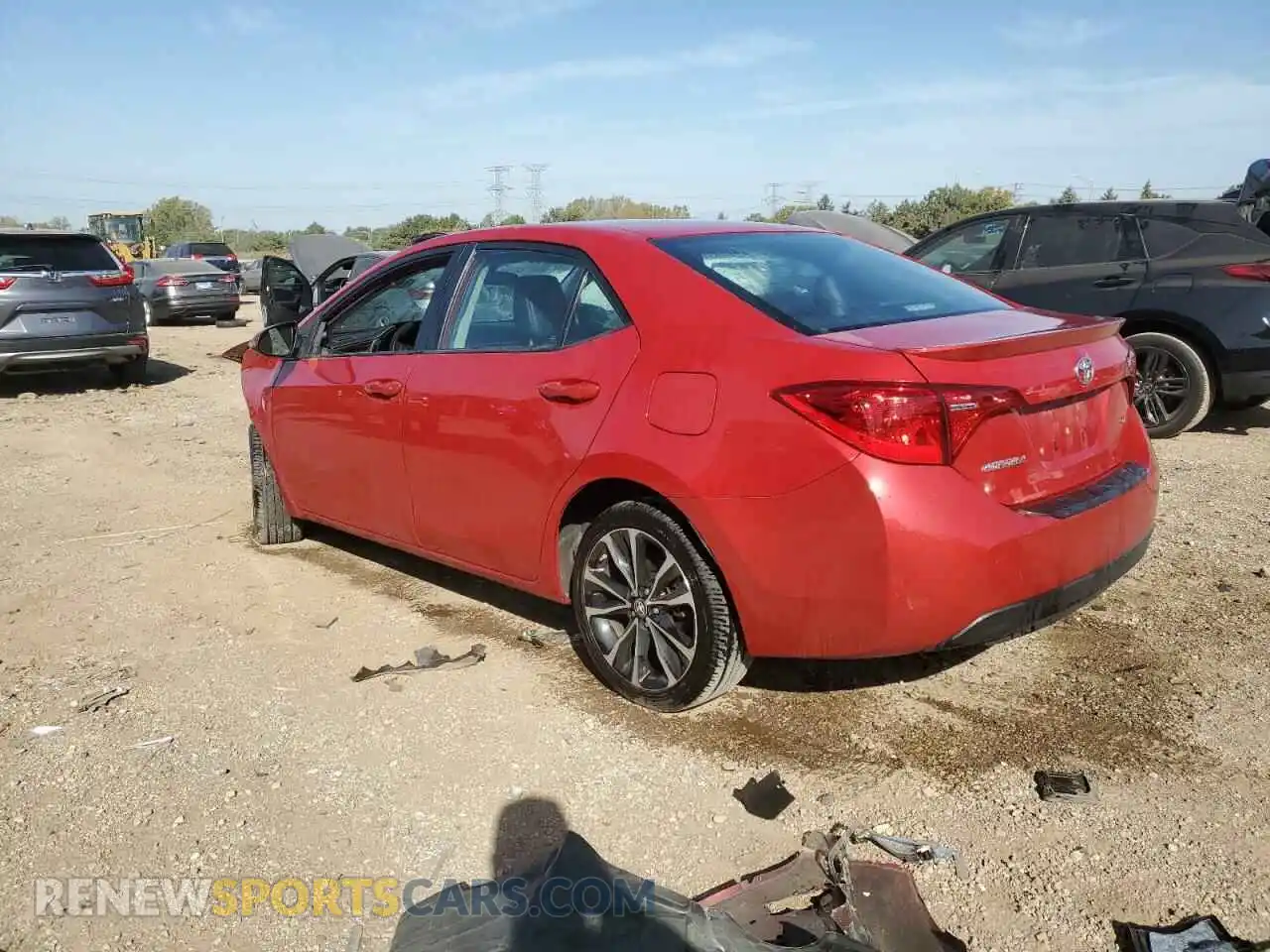 2 Photograph of a damaged car 2T1BURHE0KC175360 TOYOTA COROLLA 2019