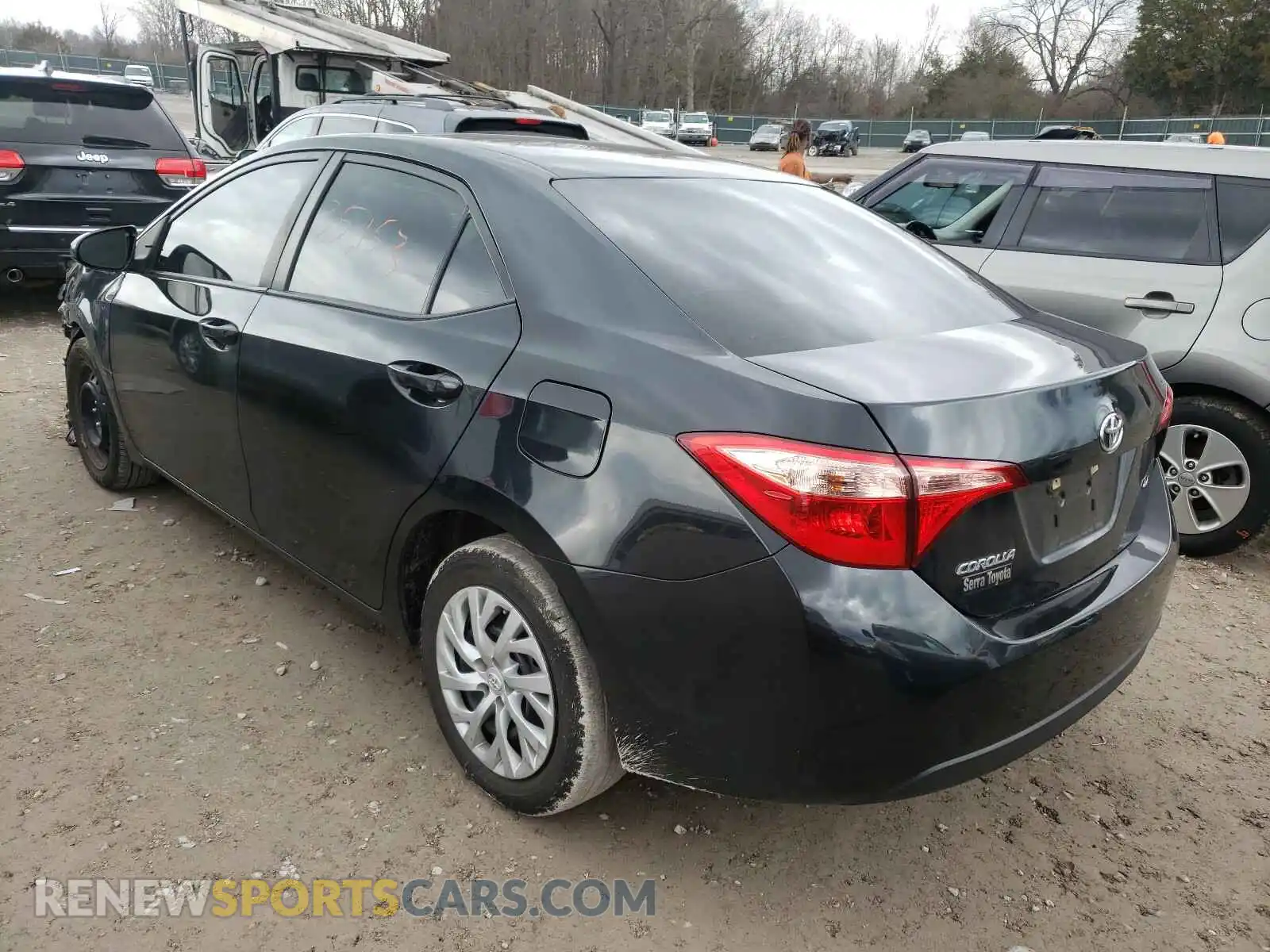 3 Photograph of a damaged car 2T1BURHE0KC175701 TOYOTA COROLLA 2019