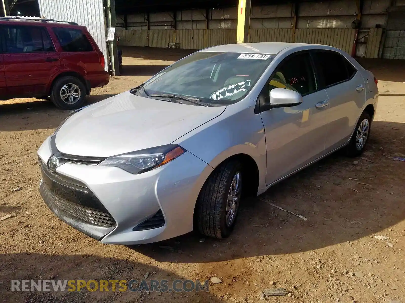 2 Photograph of a damaged car 2T1BURHE0KC176542 TOYOTA COROLLA 2019