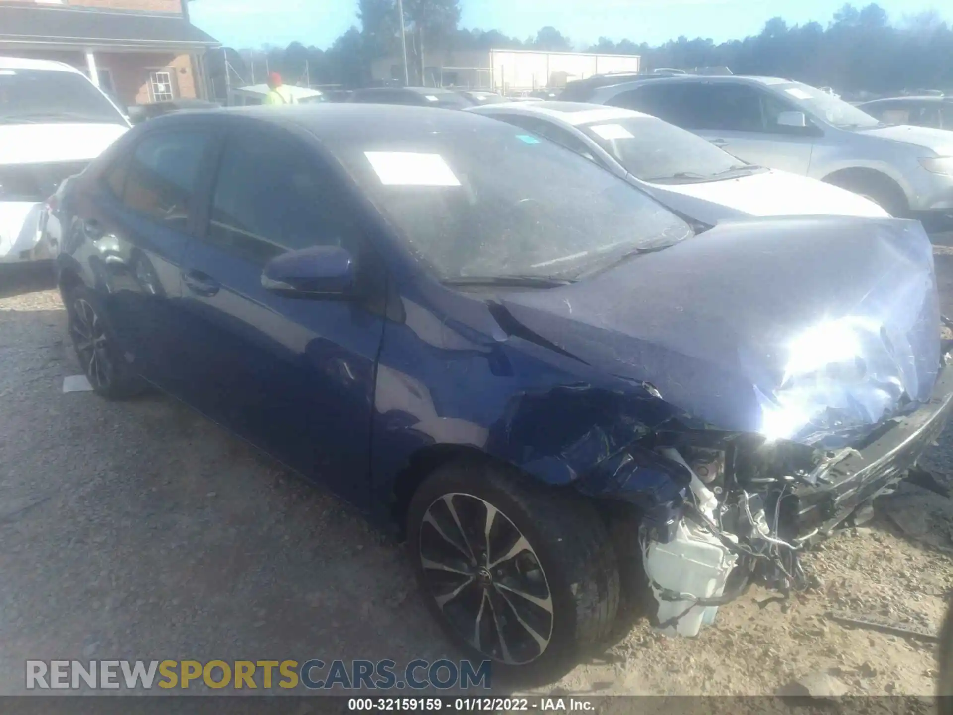 1 Photograph of a damaged car 2T1BURHE0KC181398 TOYOTA COROLLA 2019
