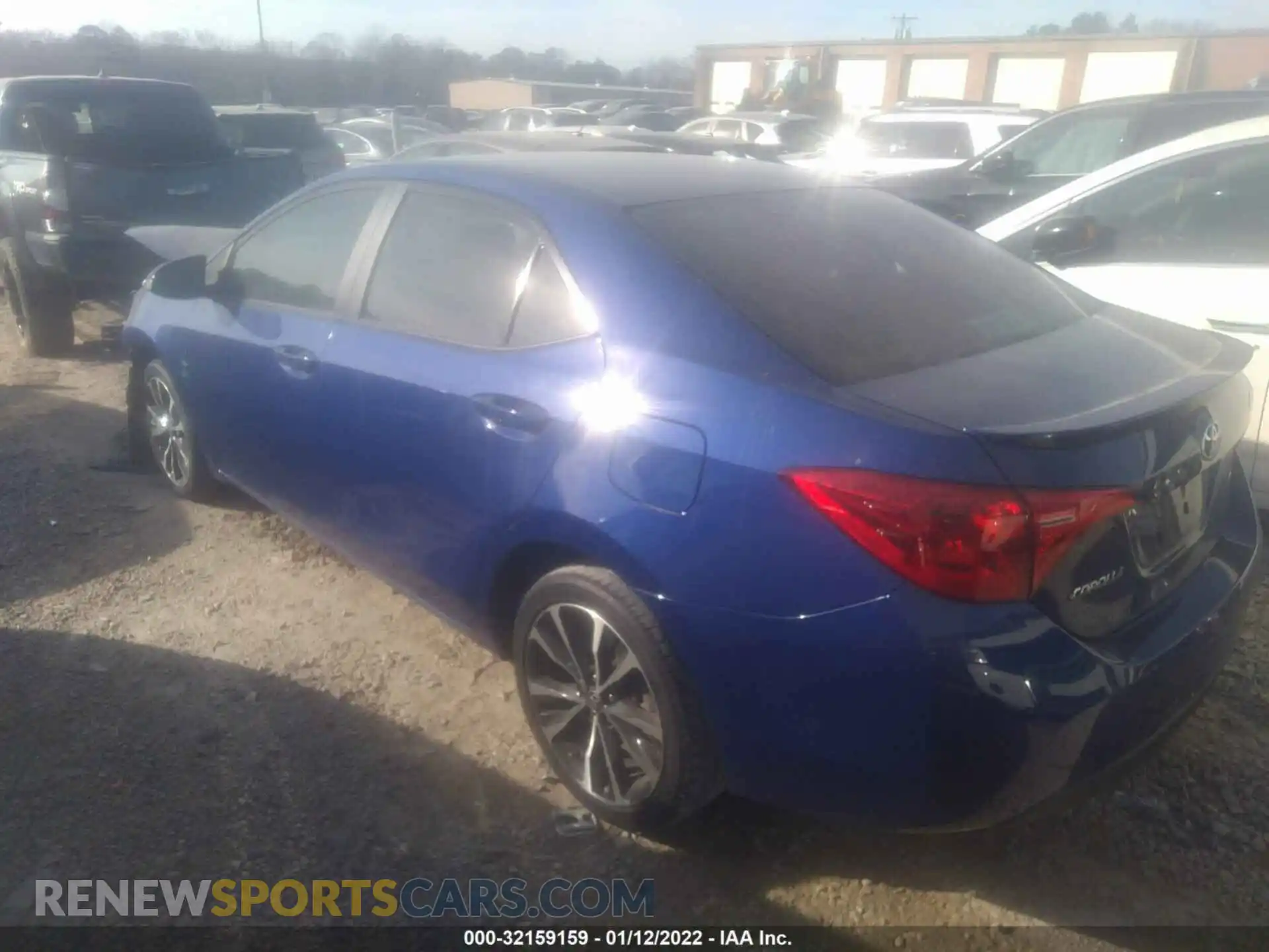 3 Photograph of a damaged car 2T1BURHE0KC181398 TOYOTA COROLLA 2019
