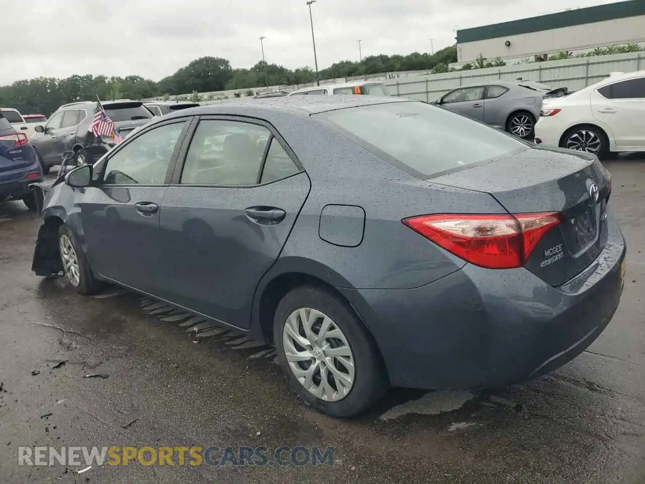 2 Photograph of a damaged car 2T1BURHE0KC182728 TOYOTA COROLLA 2019