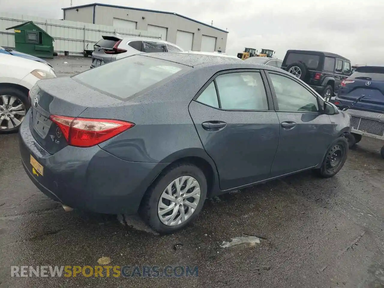 3 Photograph of a damaged car 2T1BURHE0KC182728 TOYOTA COROLLA 2019