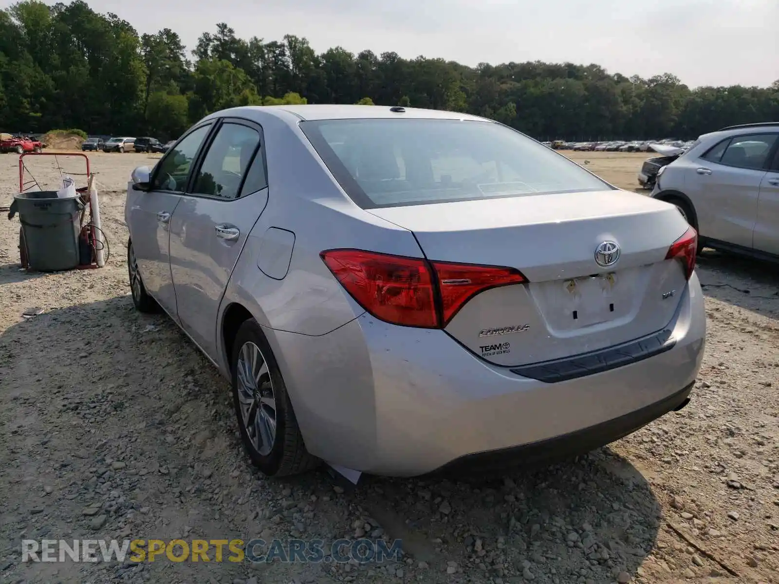 3 fotografías del automóvil dañado 2T1BURHE0KC200399 TOYOTA COROLLA 2019