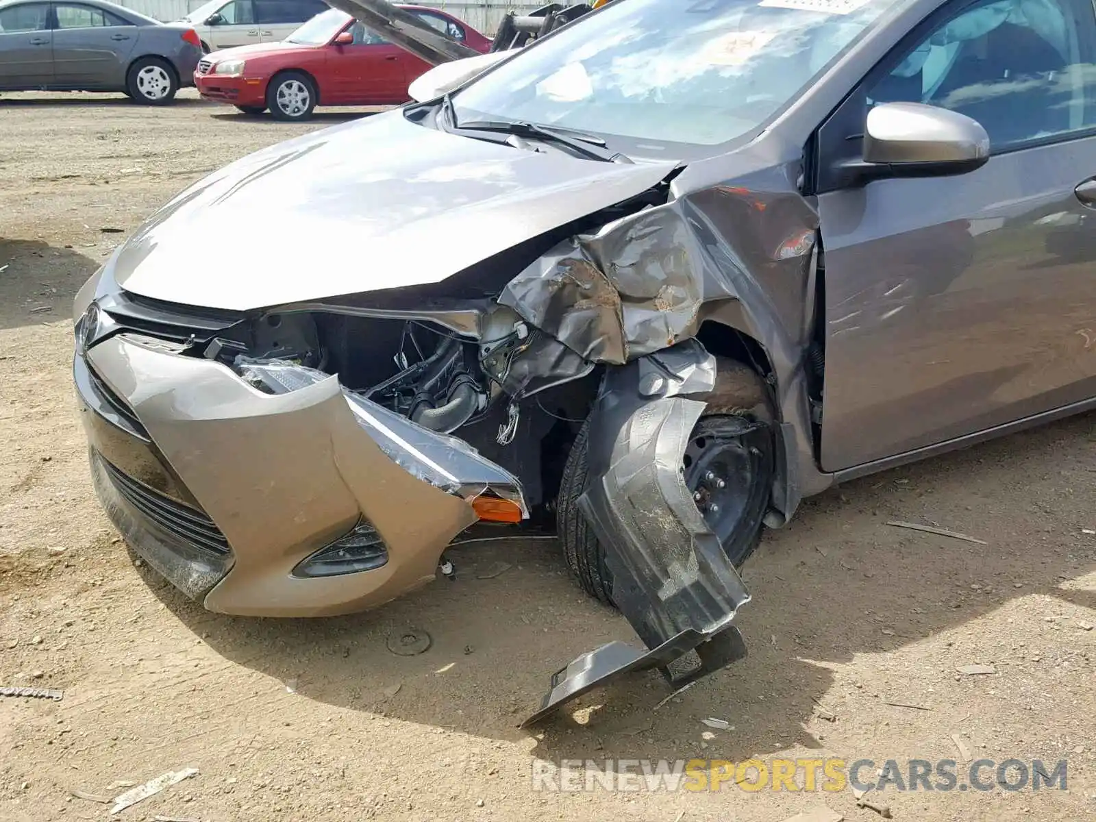 9 Photograph of a damaged car 2T1BURHE0KC206543 TOYOTA COROLLA 2019