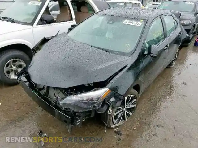 2 Photograph of a damaged car 2T1BURHE0KC208440 TOYOTA COROLLA 2019