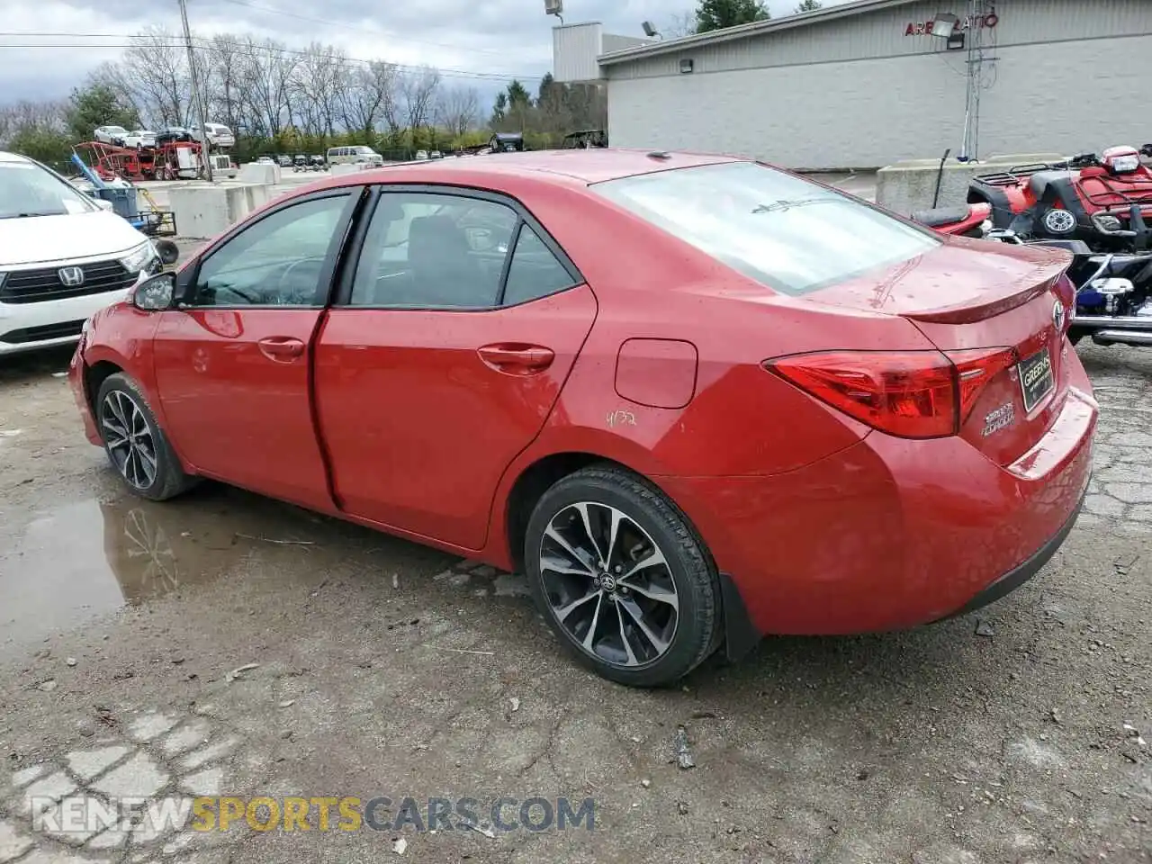 2 Photograph of a damaged car 2T1BURHE0KC208681 TOYOTA COROLLA 2019