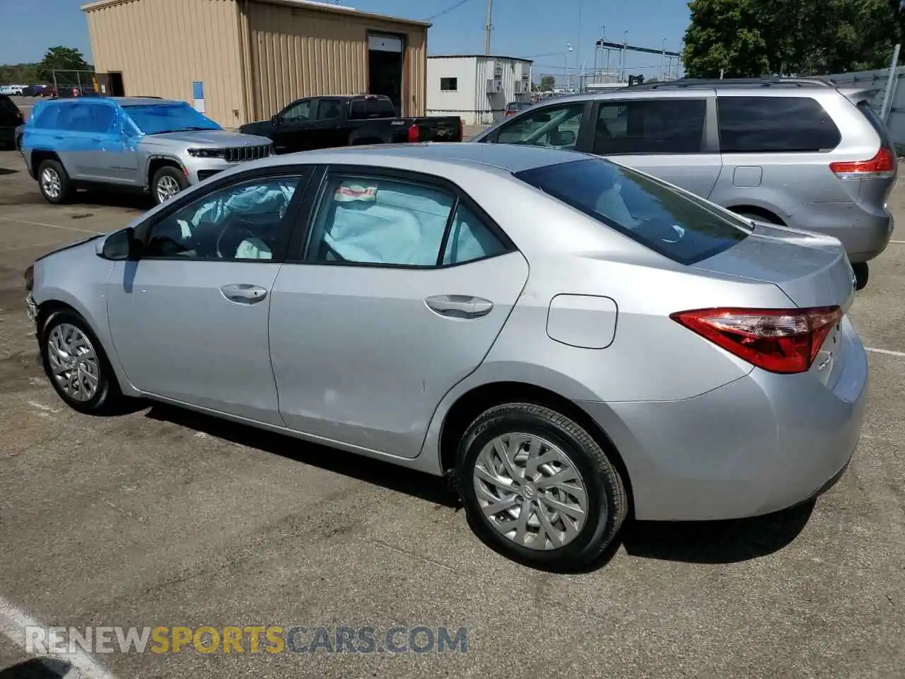 2 Photograph of a damaged car 2T1BURHE0KC208972 TOYOTA COROLLA 2019
