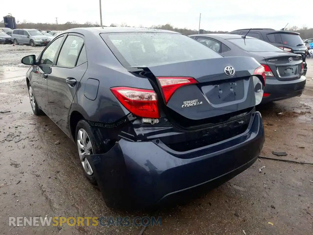 3 Фотография поврежденного автомобиля 2T1BURHE0KC212312 TOYOTA COROLLA 2019