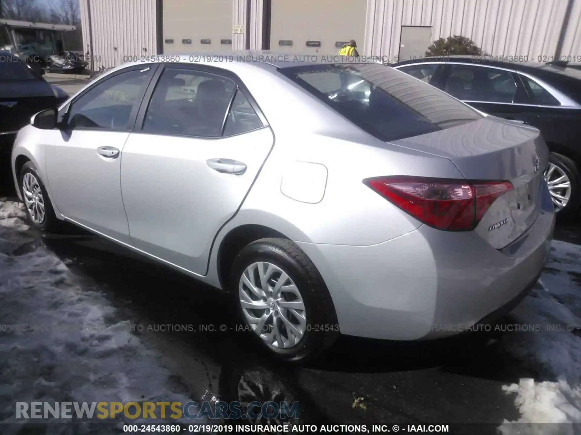 3 Photograph of a damaged car 2T1BURHE0KC215310 TOYOTA COROLLA 2019
