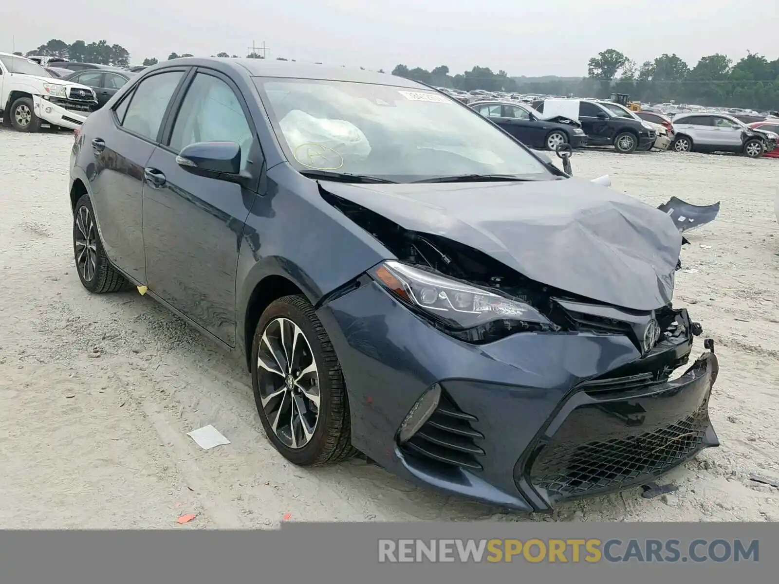 1 Photograph of a damaged car 2T1BURHE0KC215694 TOYOTA COROLLA 2019