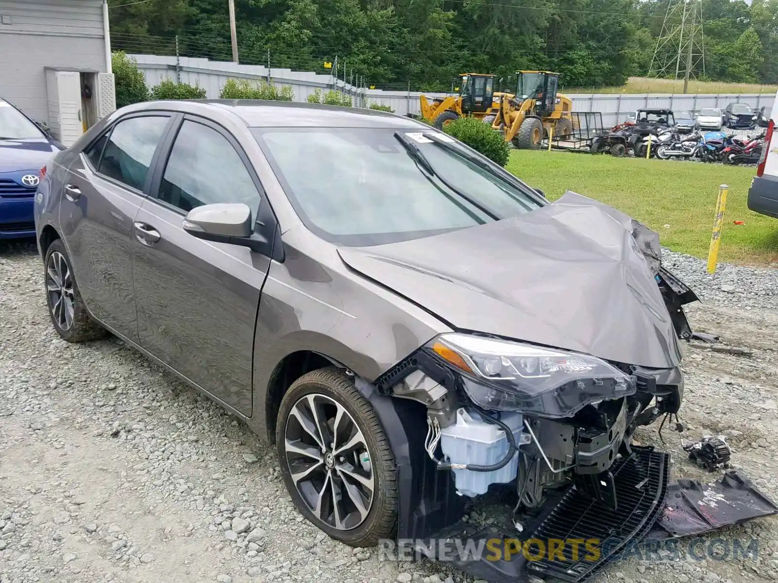 1 Photograph of a damaged car 2T1BURHE0KC217512 TOYOTA COROLLA 2019