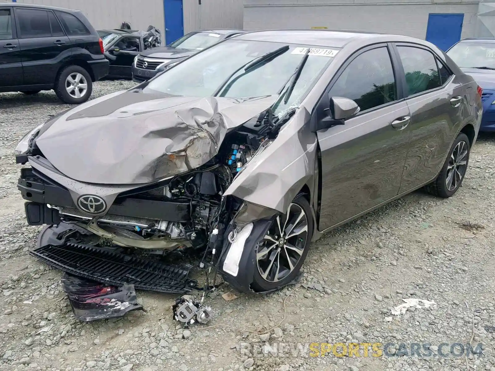 2 Photograph of a damaged car 2T1BURHE0KC217512 TOYOTA COROLLA 2019