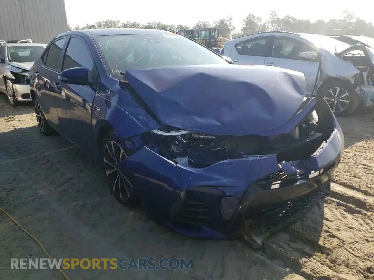 1 Photograph of a damaged car 2T1BURHE0KC219079 TOYOTA COROLLA 2019