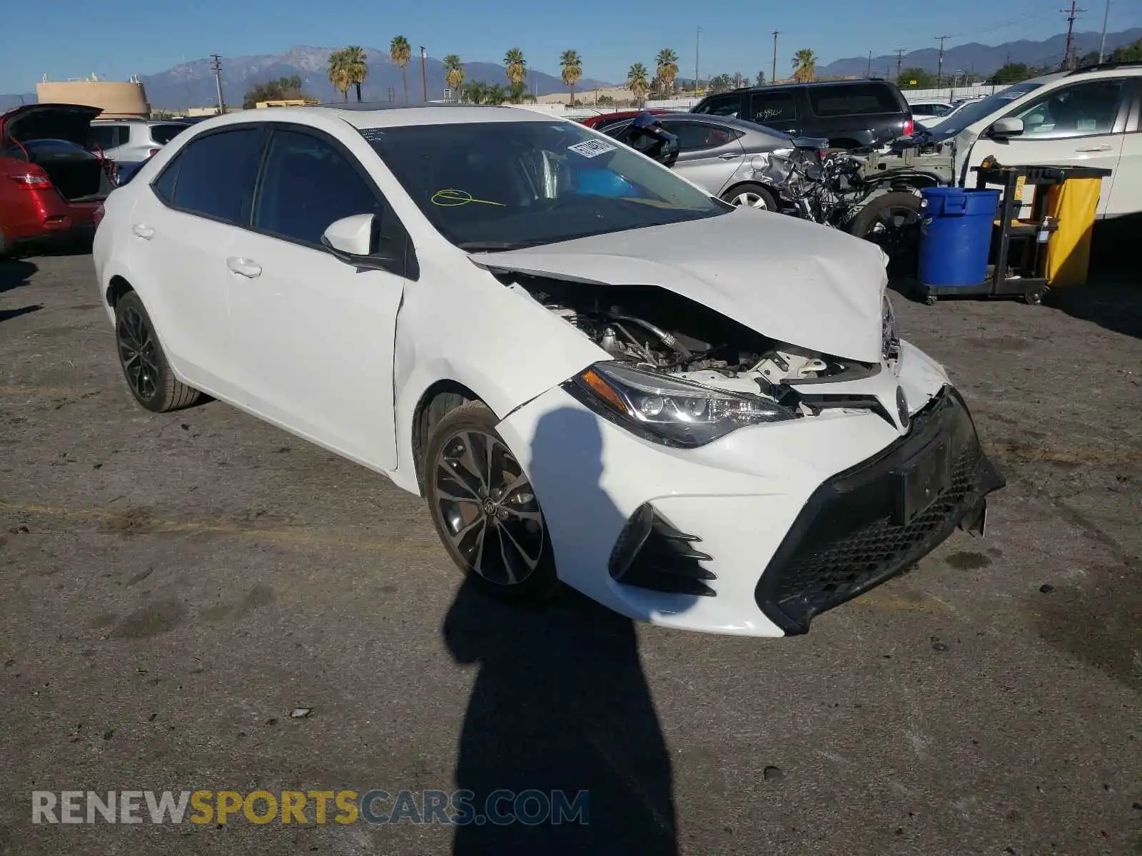 1 Photograph of a damaged car 2T1BURHE0KC233676 TOYOTA COROLLA 2019