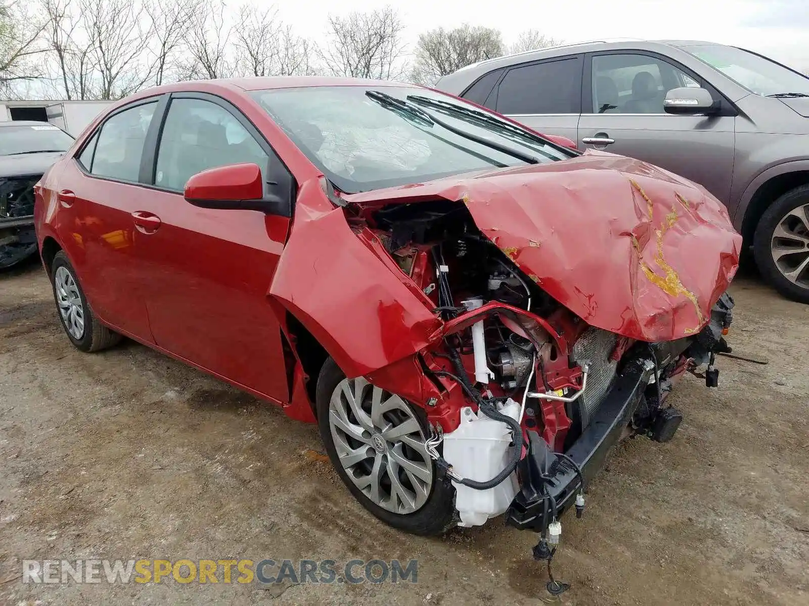 1 Photograph of a damaged car 2T1BURHE0KC236576 TOYOTA COROLLA 2019