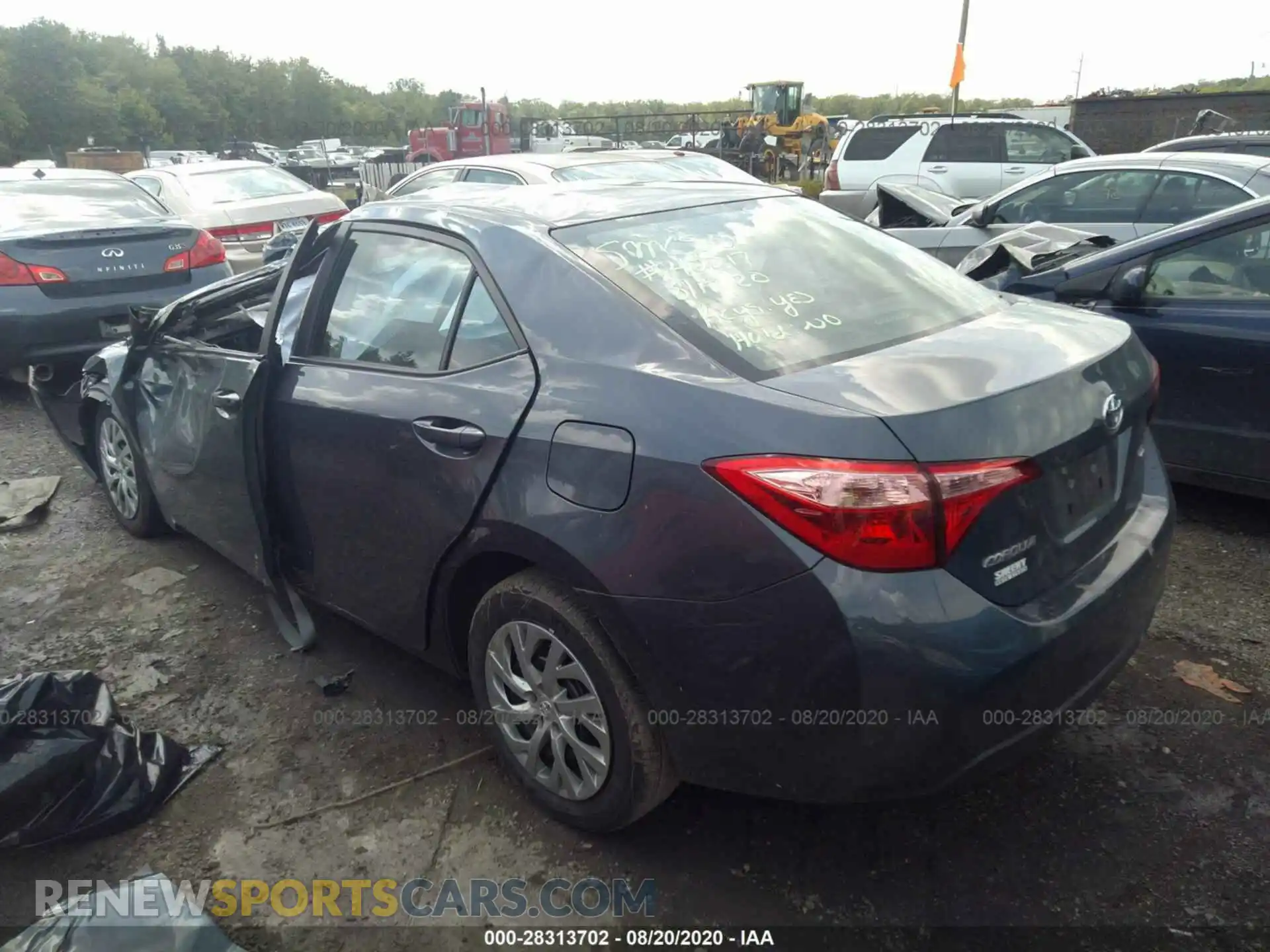 3 Photograph of a damaged car 2T1BURHE0KC237338 TOYOTA COROLLA 2019