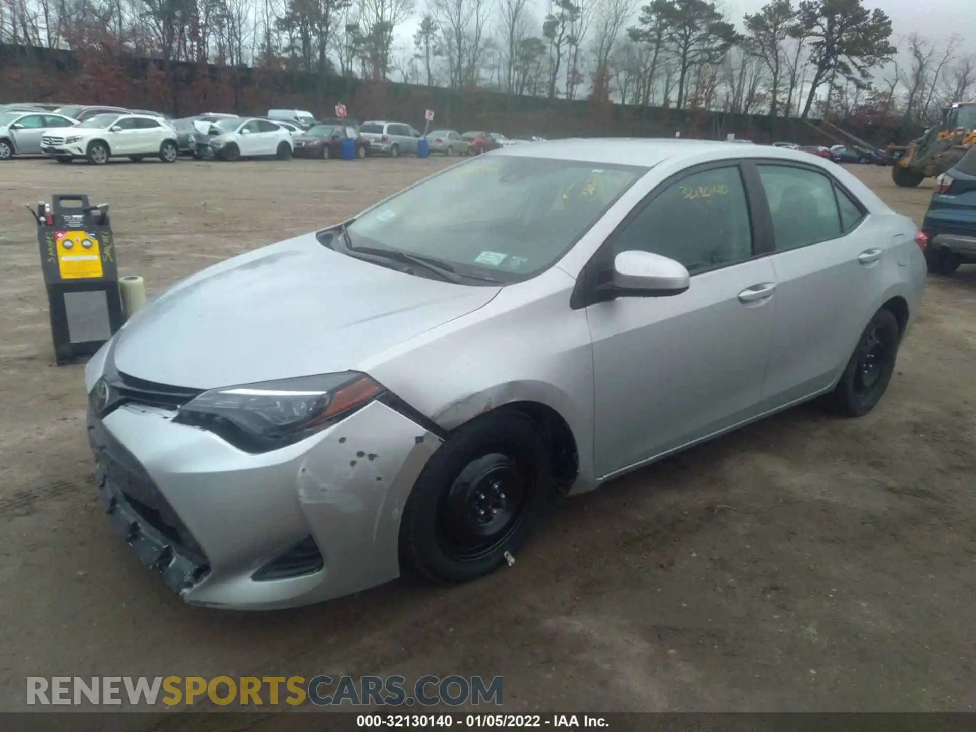 2 Photograph of a damaged car 2T1BURHE0KC237873 TOYOTA COROLLA 2019
