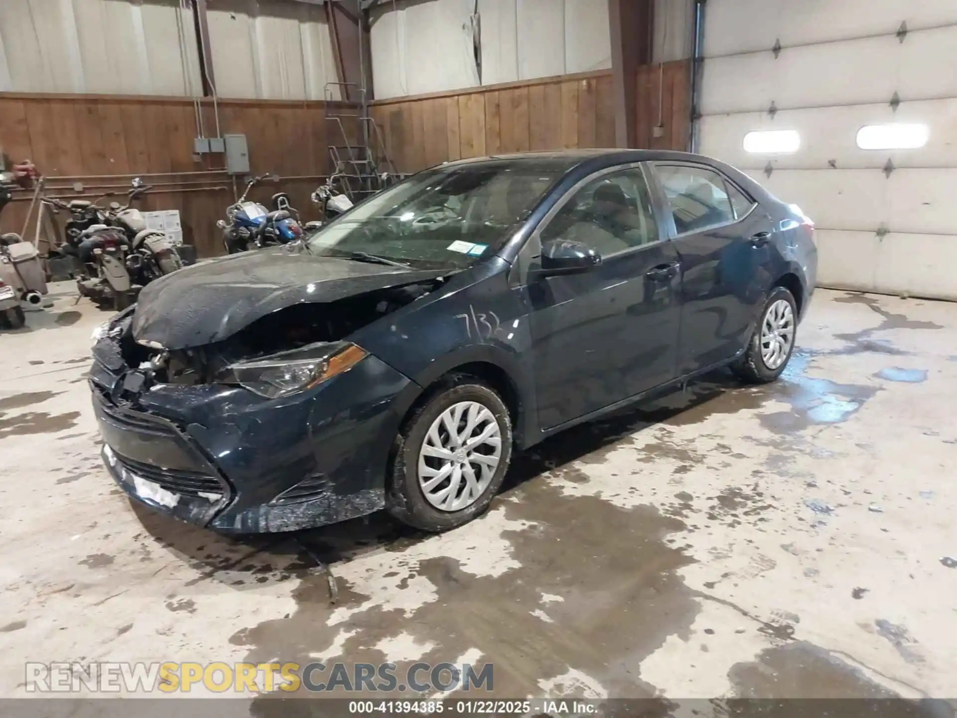 2 Photograph of a damaged car 2T1BURHE0KC245584 TOYOTA COROLLA 2019