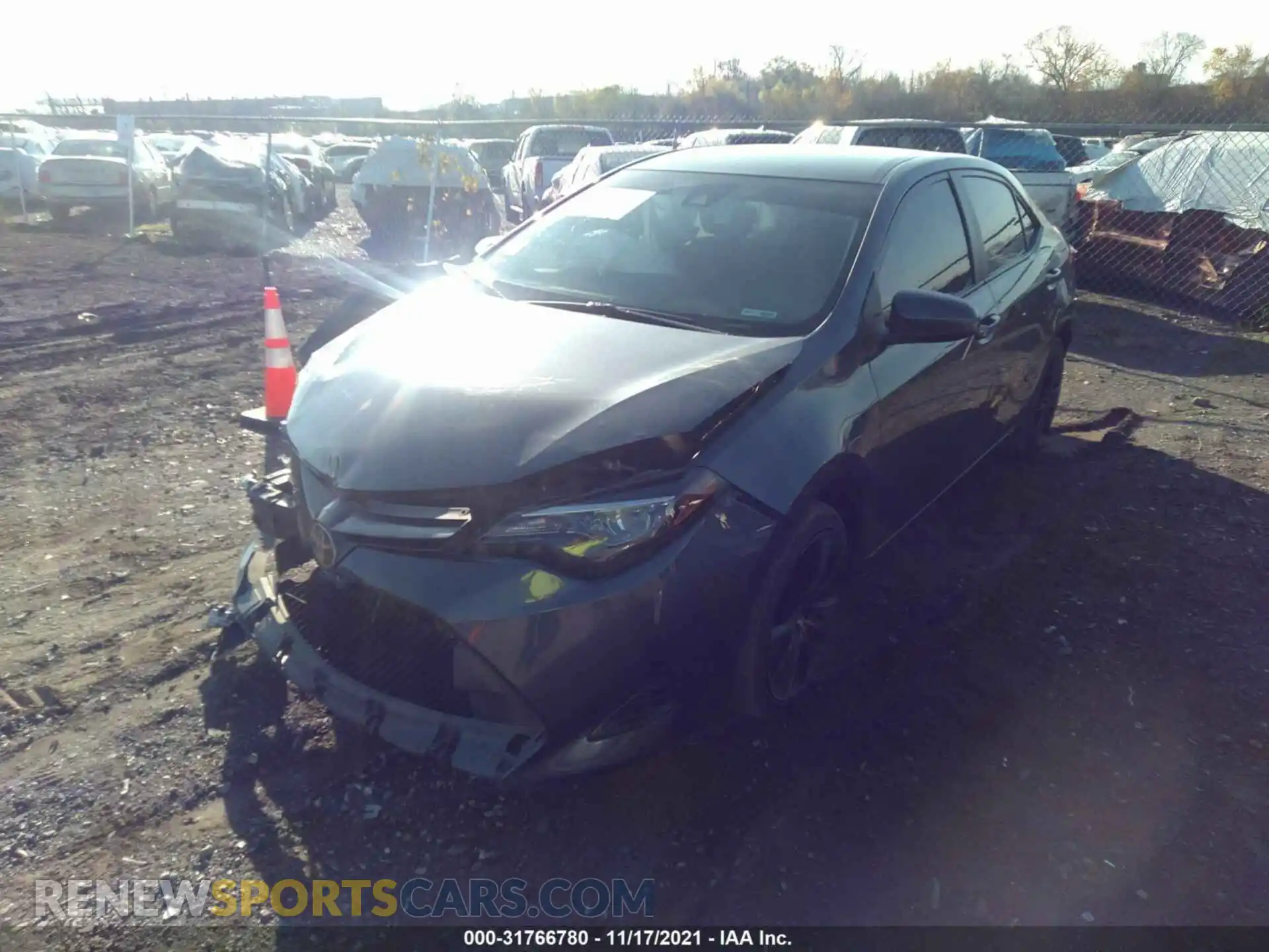 2 Photograph of a damaged car 2T1BURHE0KC245679 TOYOTA COROLLA 2019
