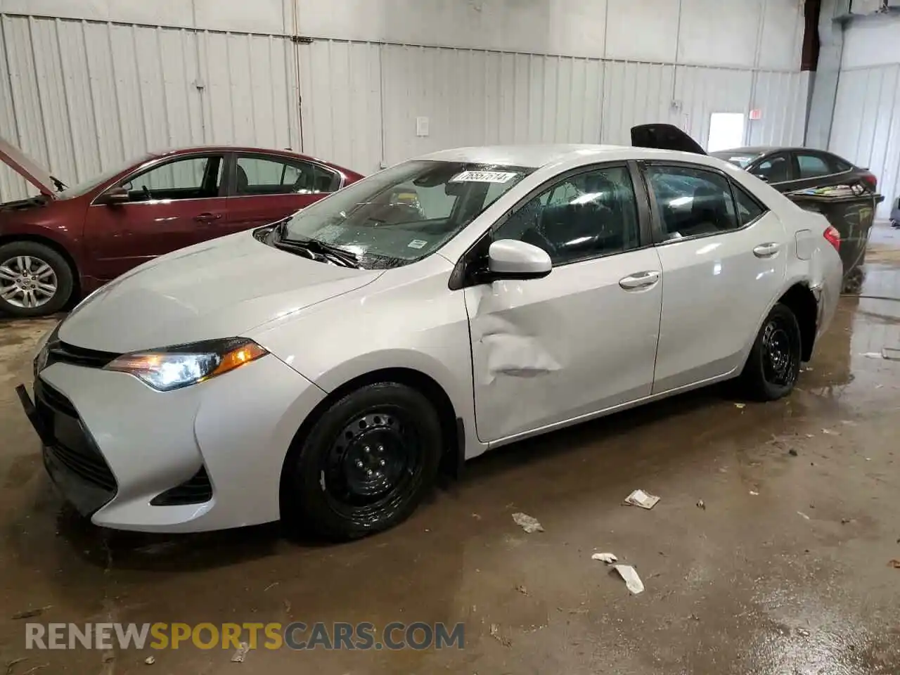 1 Photograph of a damaged car 2T1BURHE0KC245844 TOYOTA COROLLA 2019