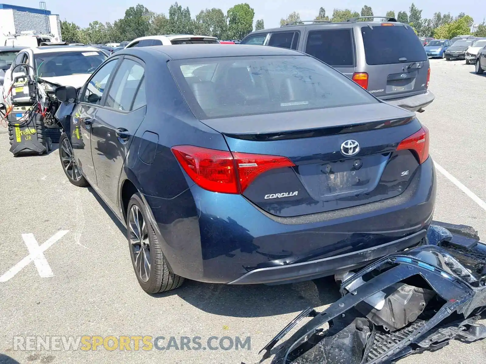 3 Photograph of a damaged car 2T1BURHE1KC126992 TOYOTA COROLLA 2019